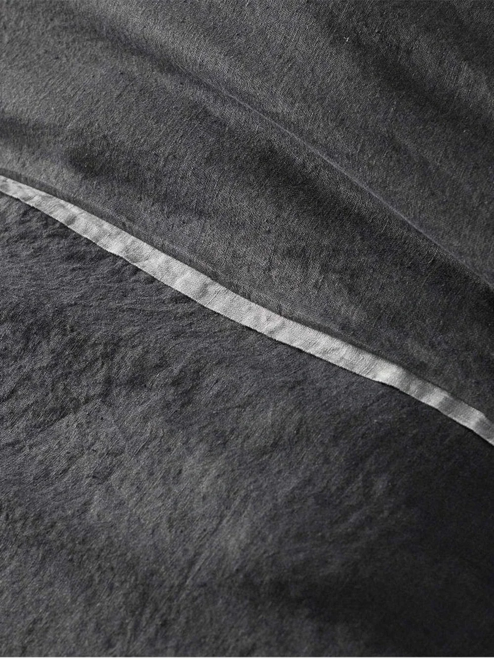 Pottery Barn black linen duvet cover King